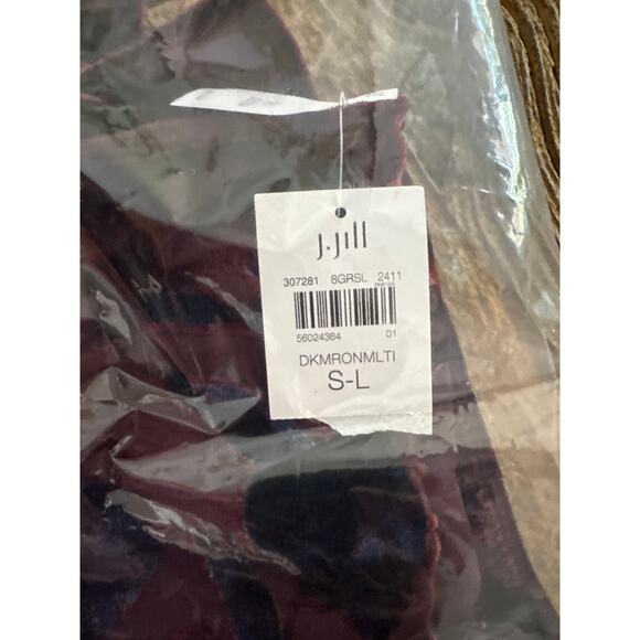 J. Jill Floral Burnout Velvet Ruana NWT - Picture 8 of 8